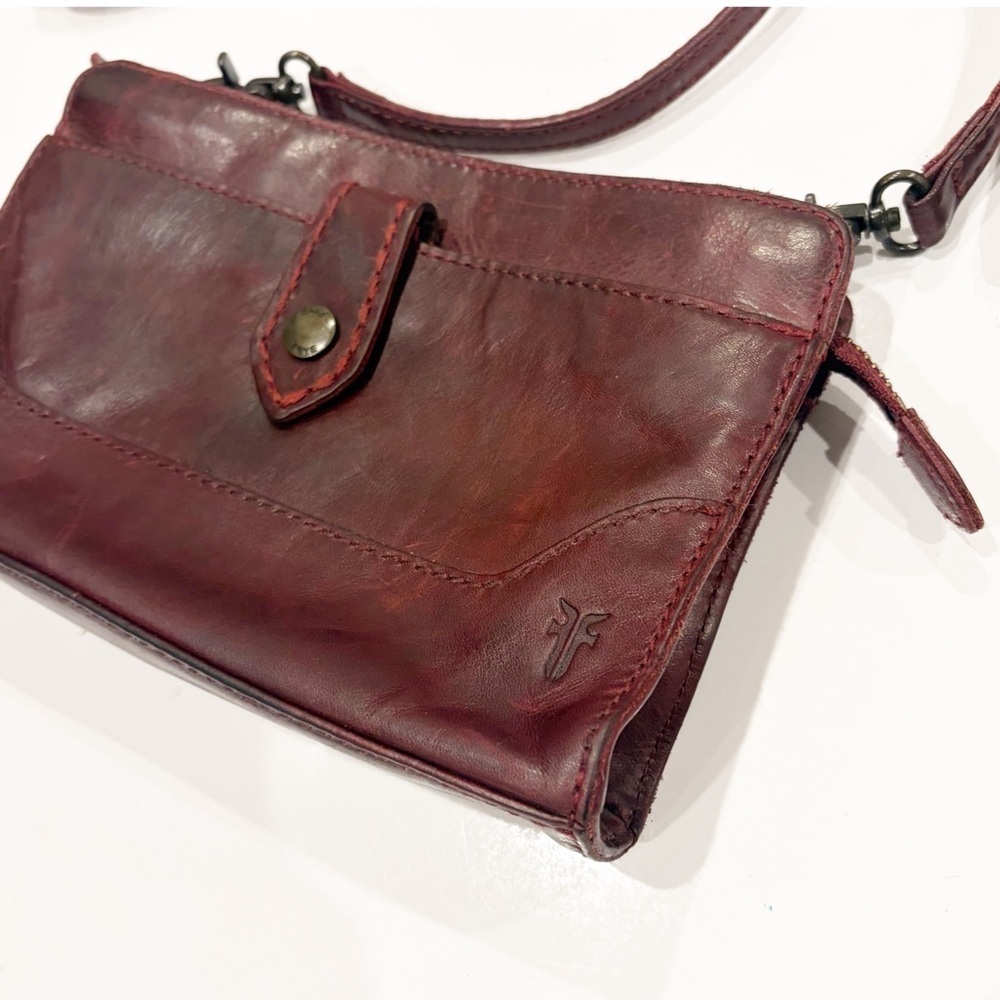 Frye Lucy Small Leather Crossbody - Picture 2 of 10